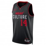Miami Heat Trikot Tyler Herro 14 Nike 2023-24 City Edition Schwarz Swingman - Herren